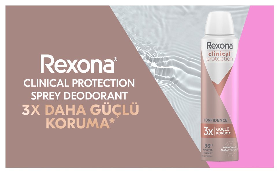 Rexona Clinical Protection Confidence Kadın Deodorant