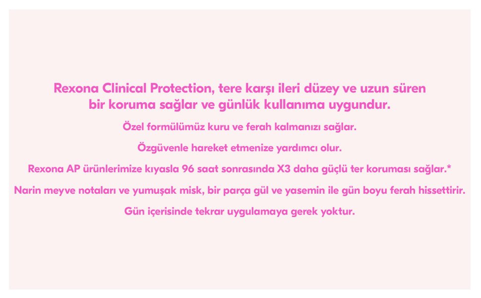 Rexona Clinical Protection Confidence Kadın Deodorant