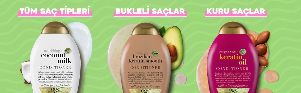 OGX Coconut Milk Conditioner Hindistan Cevizi Sütü Sülfatsız Saç Kremi