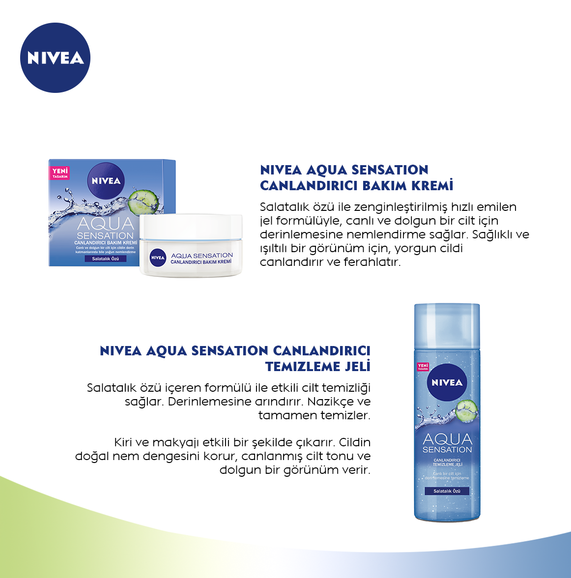 Nivea Aqua Sensation Canlandırıcı Bakım Kremi 50 ml