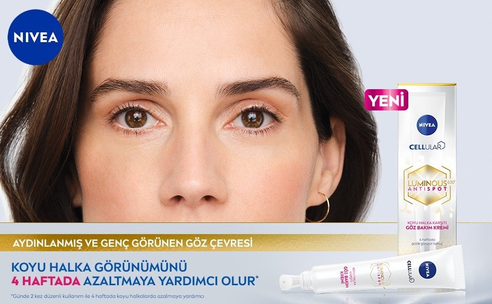 Nivea Cellular Luminous630 Koyu Halka Karşıtı Göz Bakım Kremi