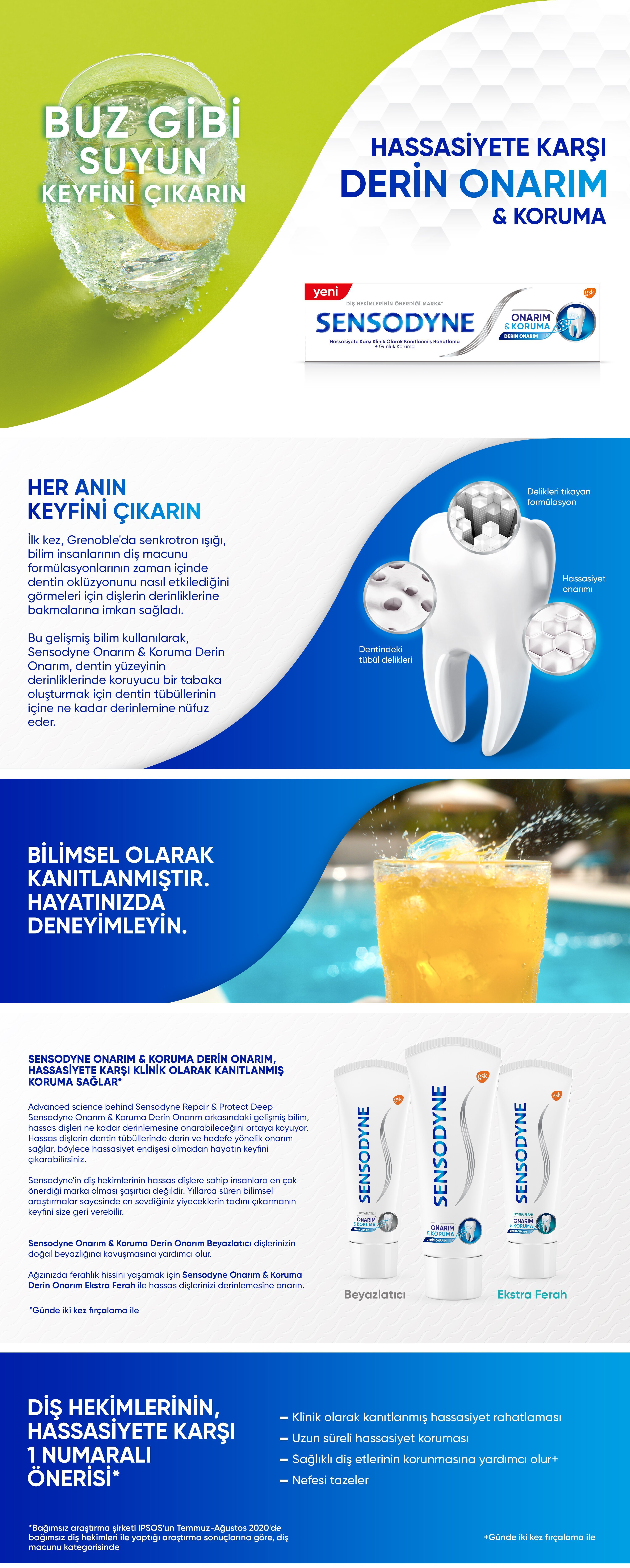 Sensodyne Komple Koruma Diş Macunu 75 ml